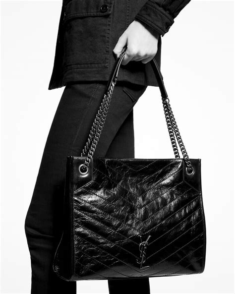 ysl niki leather|ysl niki shopping bag.